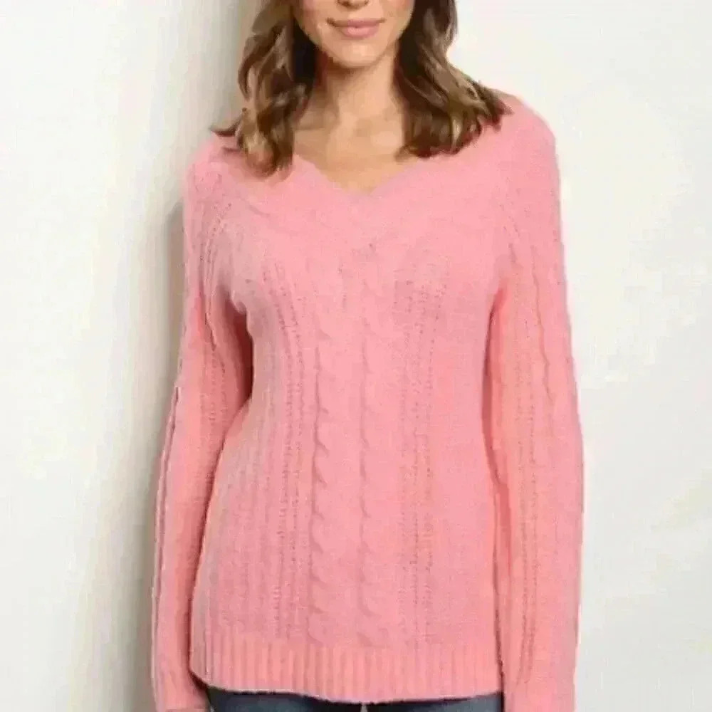 Very soft Pink Knit Sweater